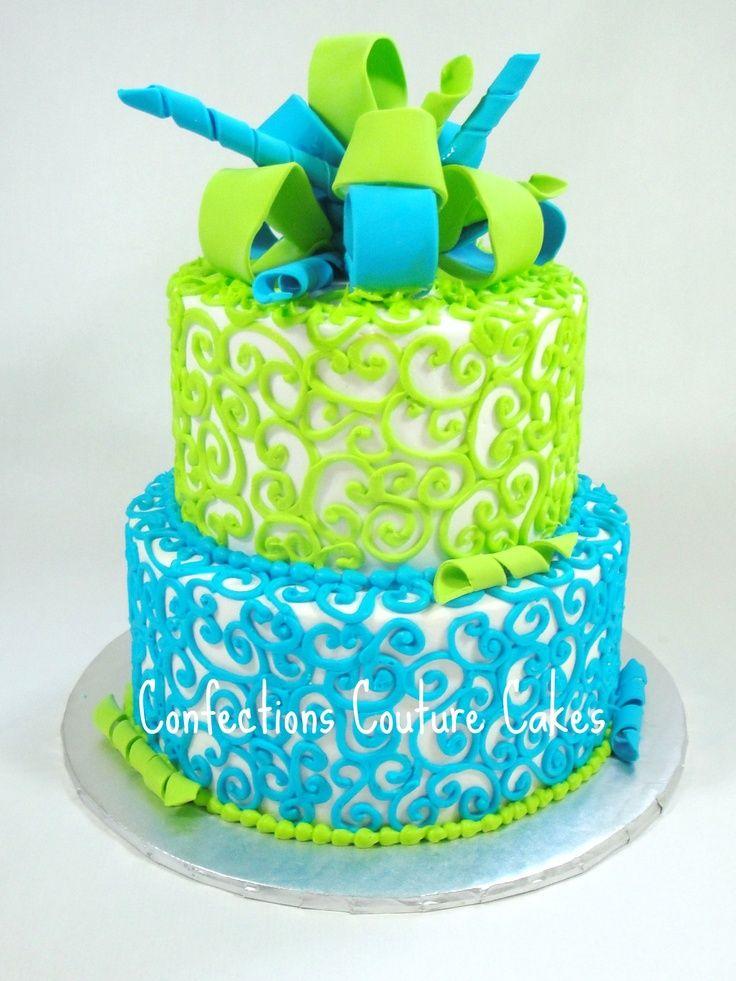 Lime Green and Blue Logo - 11 Lime Green And Blue Cakes Photo - Lime Green and Blue Wedding ...