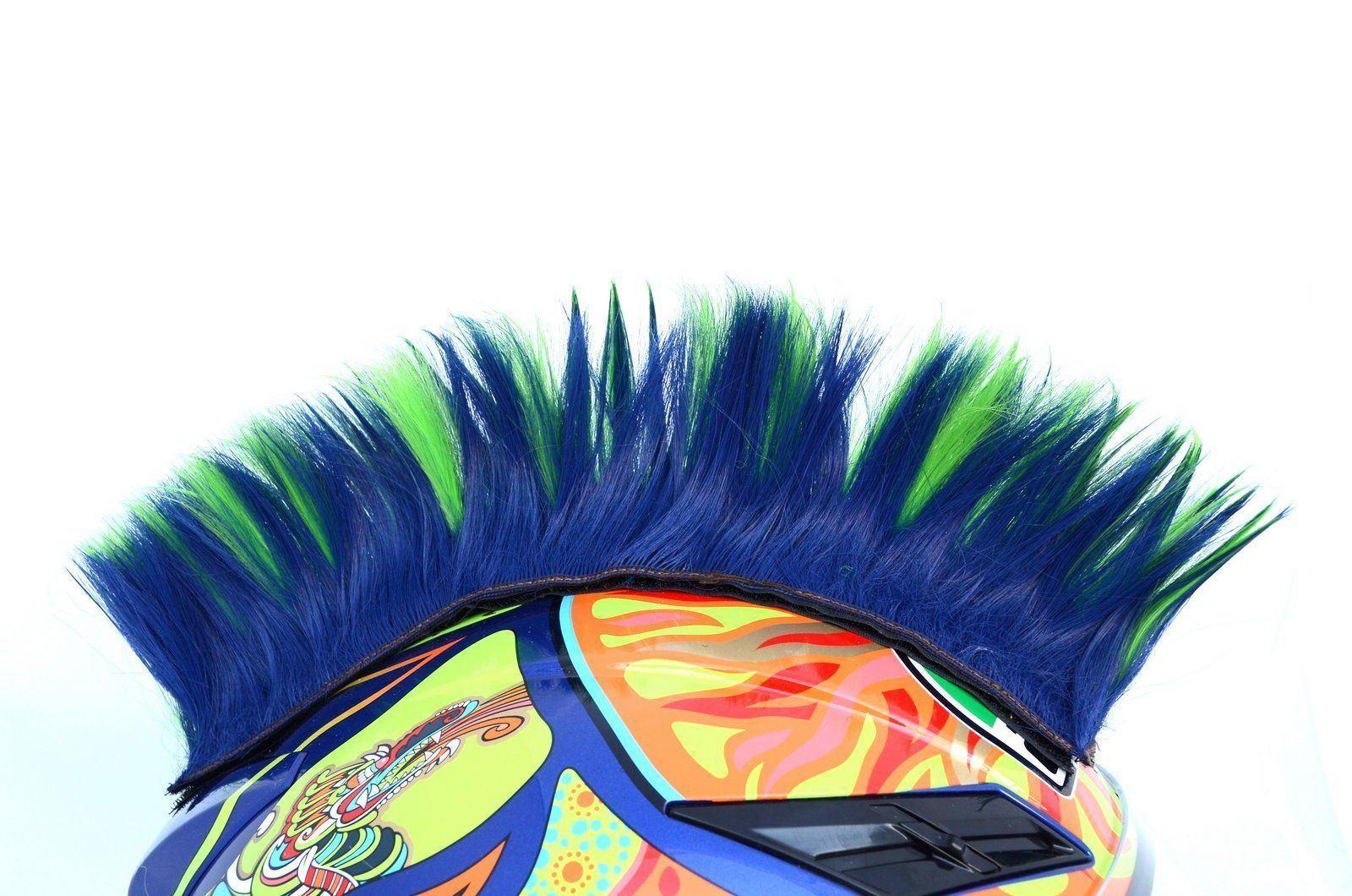 Lime Green and Blue Logo - Helmet Hawks™ 12″ Lime Green & Blue - HelmetHawks.com