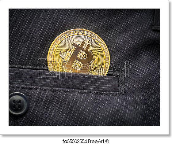 Gold Bitcoin Logo - Free art print of Bitcoin logo gold coin symbol crypto blockchain