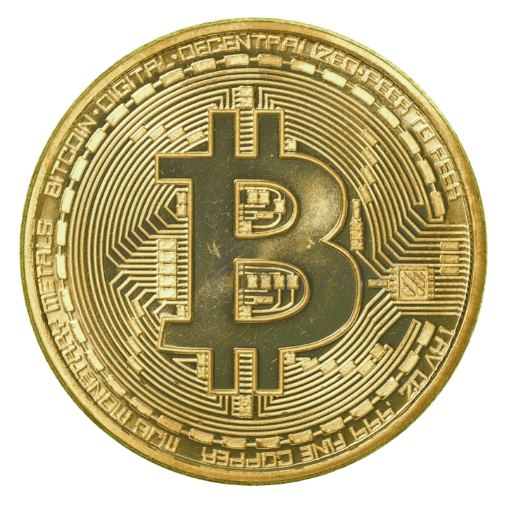 Gold Bitcoin Logo - .999 Fine Gold Plated Bitcoin Collectible Physical Coin FREE Protective Case