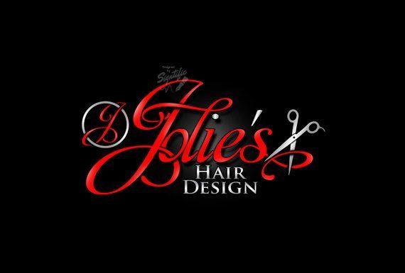 Hair Salon Logo - Hair Salon Logo with Scissors Beauty Salon Logo Hair Stylist | Etsy