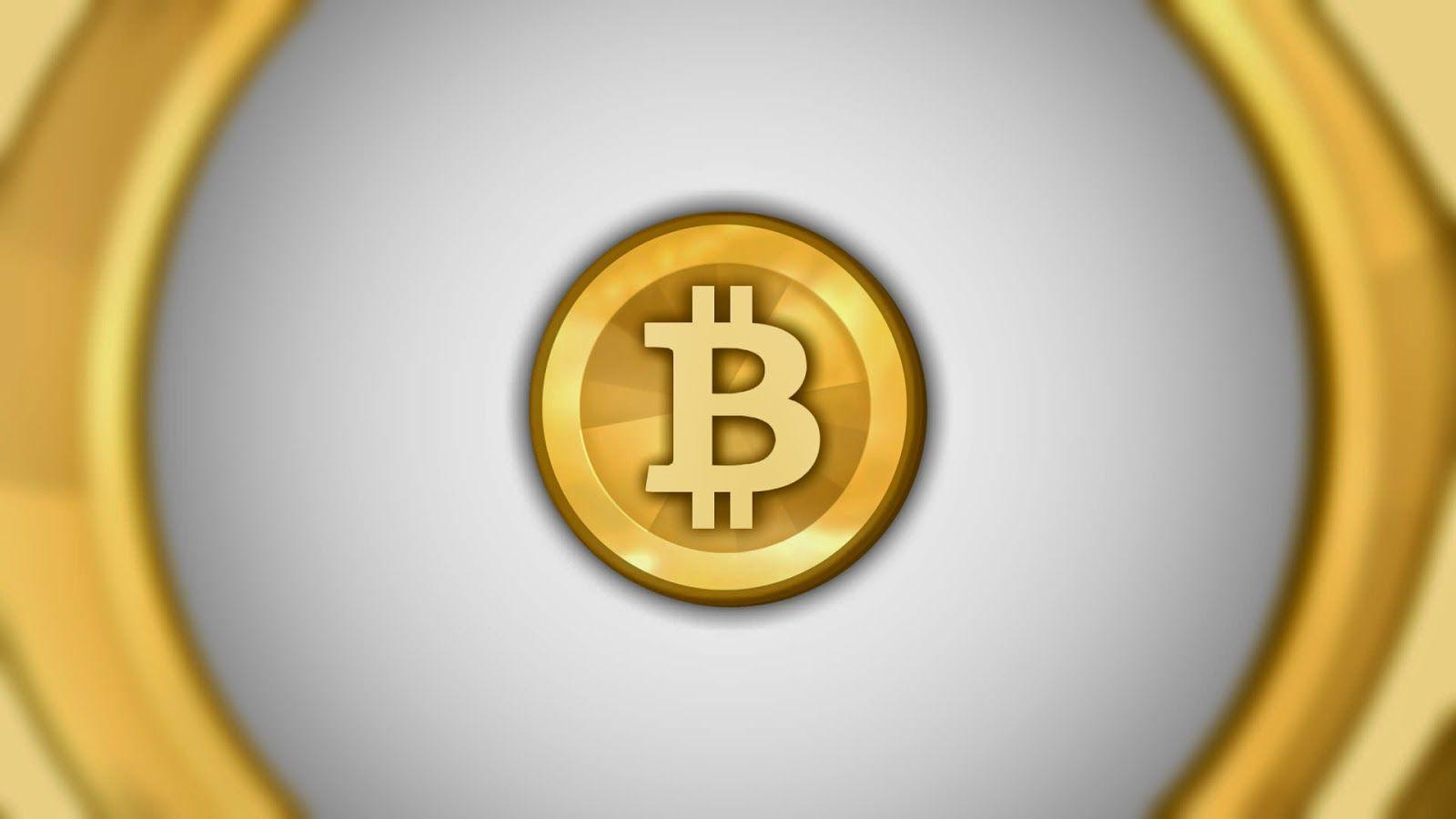 Gold Bitcoin Logo - White And Gold Bitcoin Logo 2014