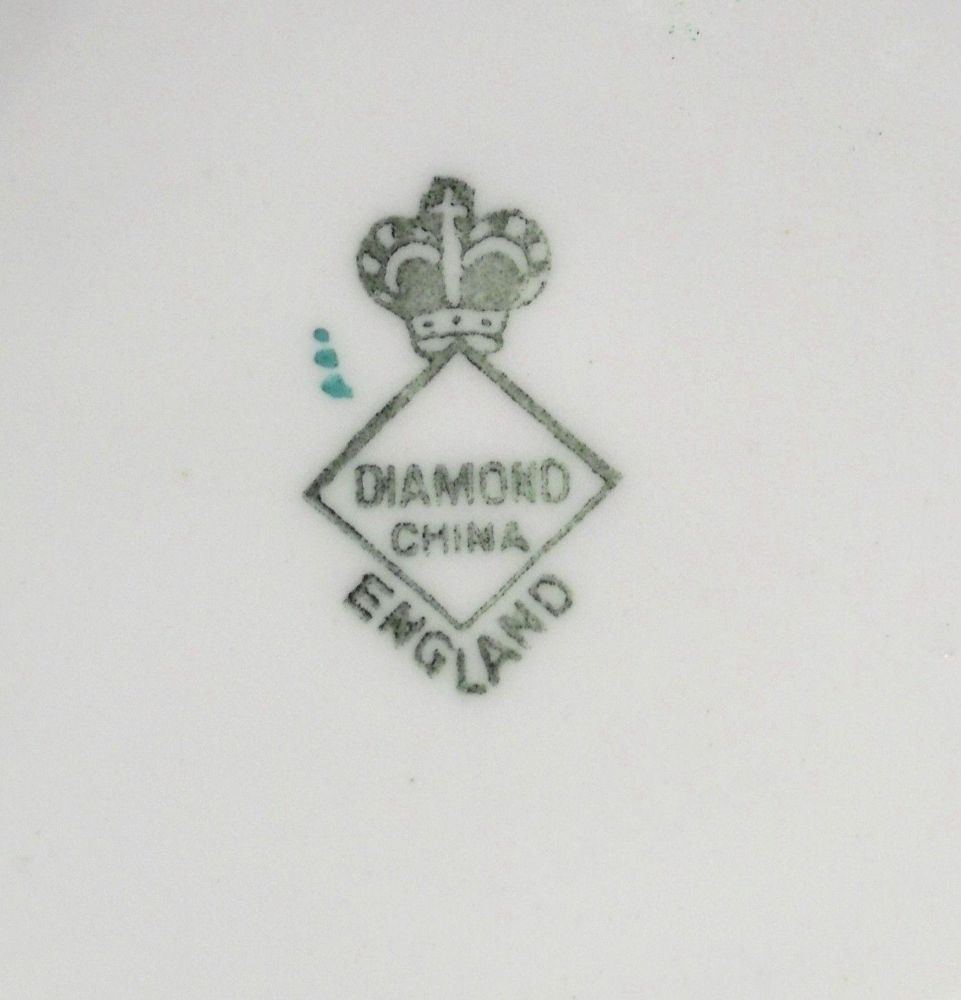 Diamond China Logo - Diamond China 15-Piece Vintage Tea Set Hand-Painted: Collectable-China