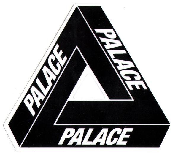 Palace Clothes Logo - Palace Tri Ferg 4 Sticker black. Sticker. Logos, Stickers