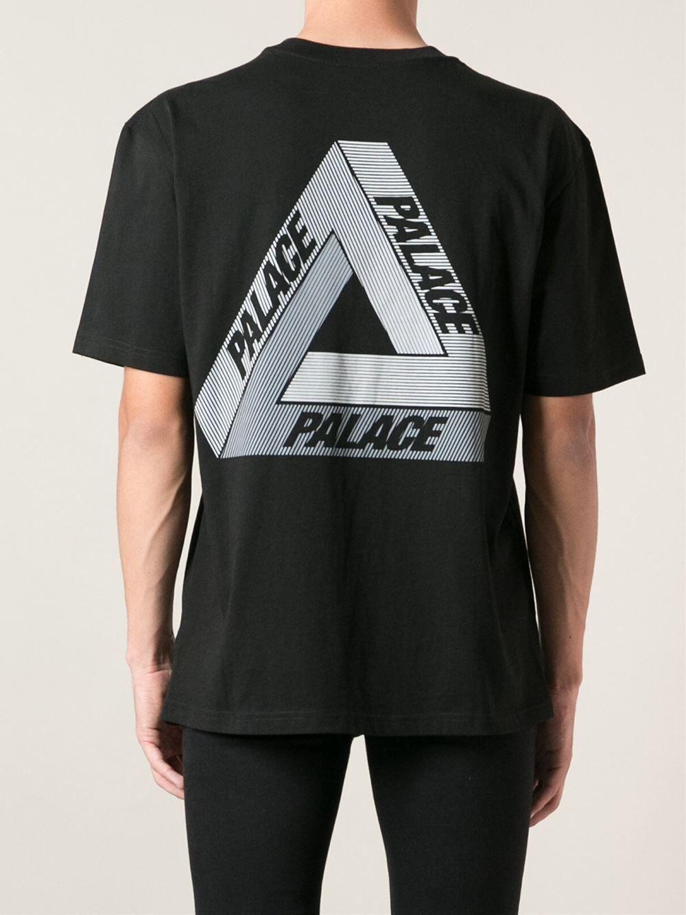 Palace Clothes Logo - Palace Logo T Shirt In Black For Men