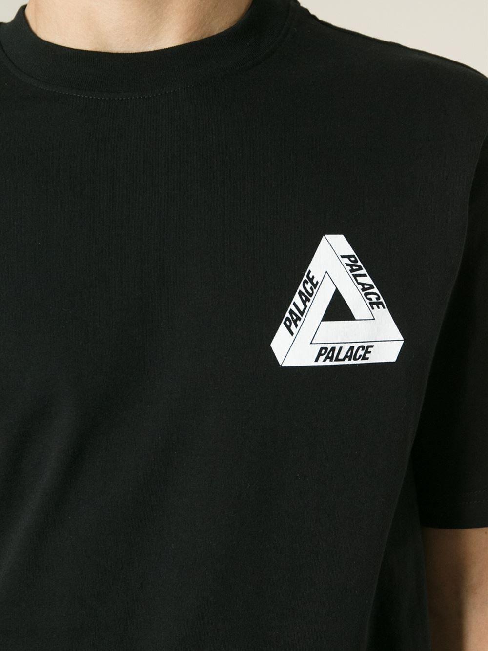 Palace Clothes Logo - Palace Logo T Shirt In Black For Men