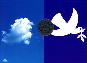 Dove in Triangle Logo - Dove in the Sky / Colombe dans le ciel (Triangle) – Artistica Fine Art