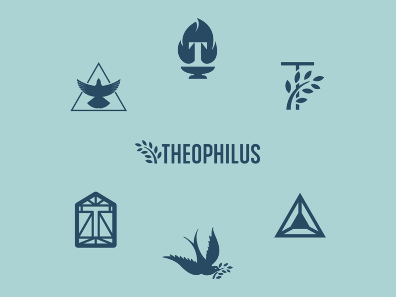 Dove in Triangle Logo - Theophilus Logo Collection by Jim Viola | Dribbble | Dribbble