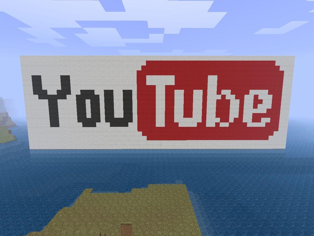 Red Minecraft Logo - Youtube logo XD Minecraft Project