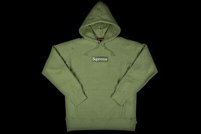 Green Supreme Hoodie Box Logo - SUPREME BOX LOGO Hooded Sweatshirt Hoodie Bogo Peach Size Small S ...