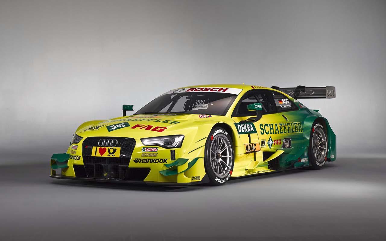 Green and Yellow Car Logo - Audi Unveils Yellow Green Schaeffler Livery For RS 5 DTM Car