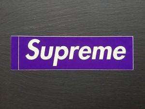 Supreme Purple Logo - Supreme Purple Box Logo Sticker, Supreme London, Sup, Rare | eBay