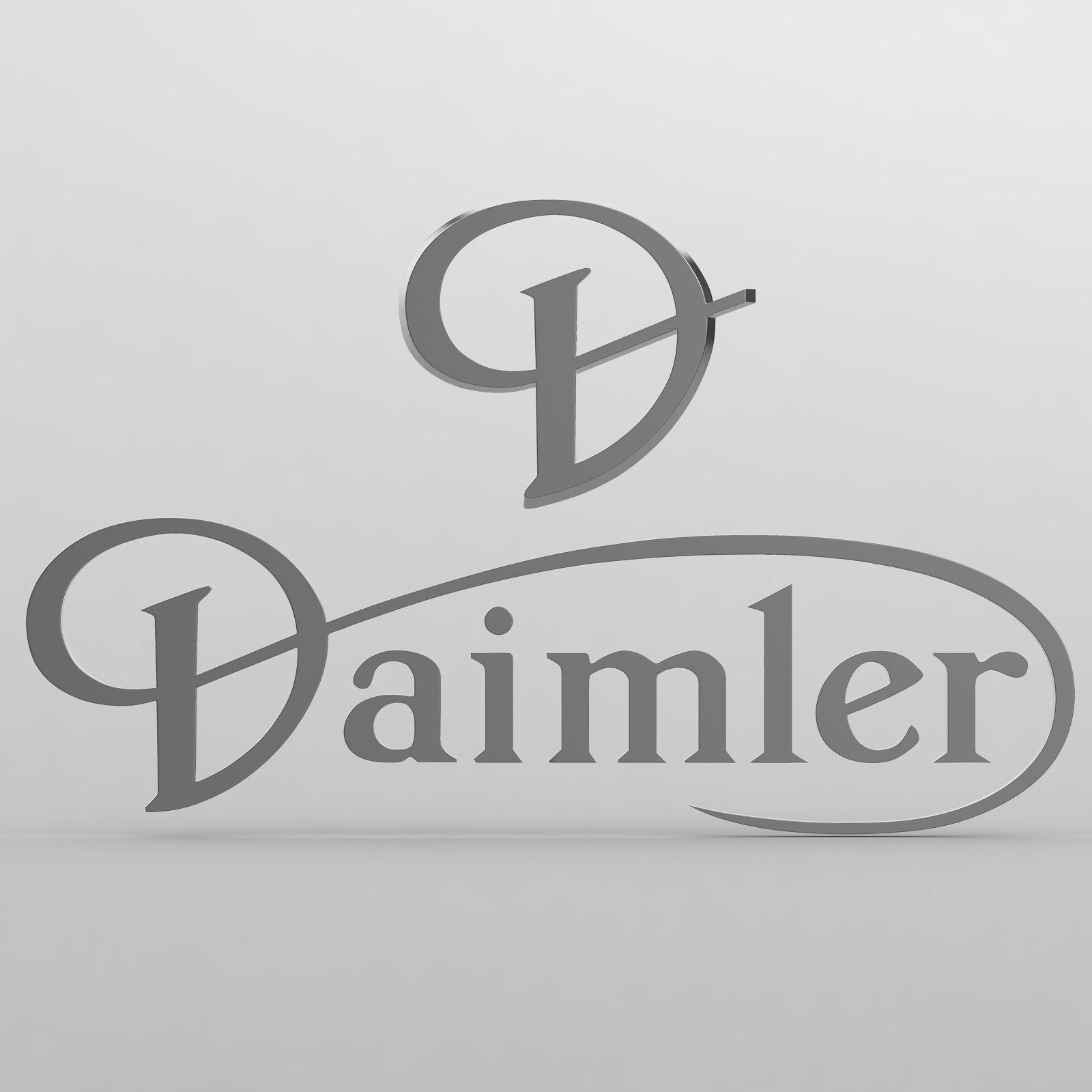 Daimler -Benz Logo - daimler logo 3D | CGTrader