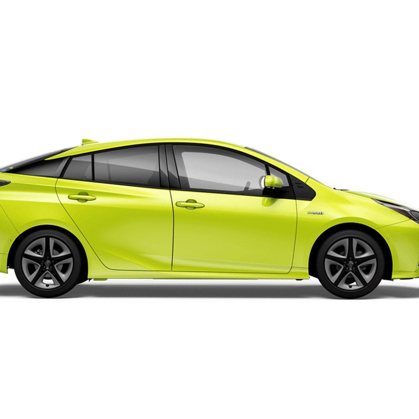 Green and Yellow Car Logo - Toyota's weird, bright green Prius uses science to stay cooler