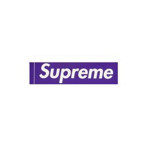 Supreme Purple Logo - Supreme Purple Box Logo Sticker