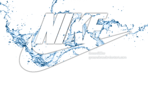 Water Nike Logo - NIKE logo by ~GreenSlOw on deviantART on We Heart It