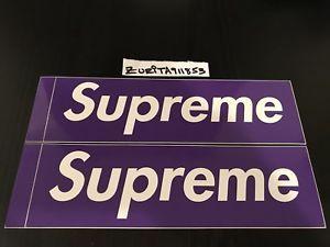 Supreme Purple Logo - 2012 Supreme Purple Box Logo Sticker Kermit Tee Hoodie T-Shirt Nike ...