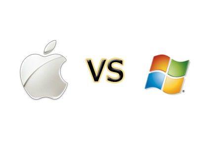 Apple Windows Logo - Mac Vs PC.the age old question. A glimpse into the life of a monkey