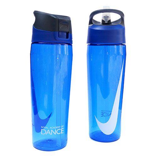 Water Nike Logo - Nike RAD Logo Water Bottle With Straw Blue : Royal Academy of Dance ...