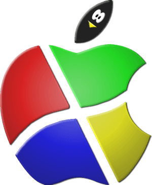 Apple Windows Logo - Apple Logo | A. P. Barratt - Professional Geek, Author of Evil Dr ...