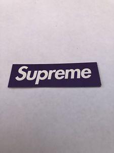 Supreme Purple Logo - Supreme Box Logo Stickers Purple