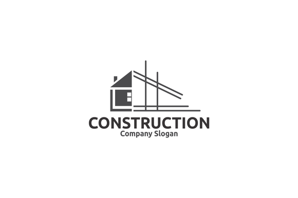 Building Company Logo - Construction logo by BekBlack on @creativemarket | Art ...