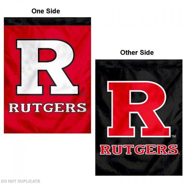 Rutgers Logo - Rutgers Dual Logo House Flag your Rutgers Dual Logo House Flag, flag ...