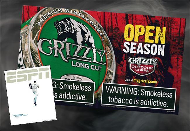 Grizzly Tobacco Logo - As Young Fans Enjoy World Series, Magazine Ads Link Baseball and ...