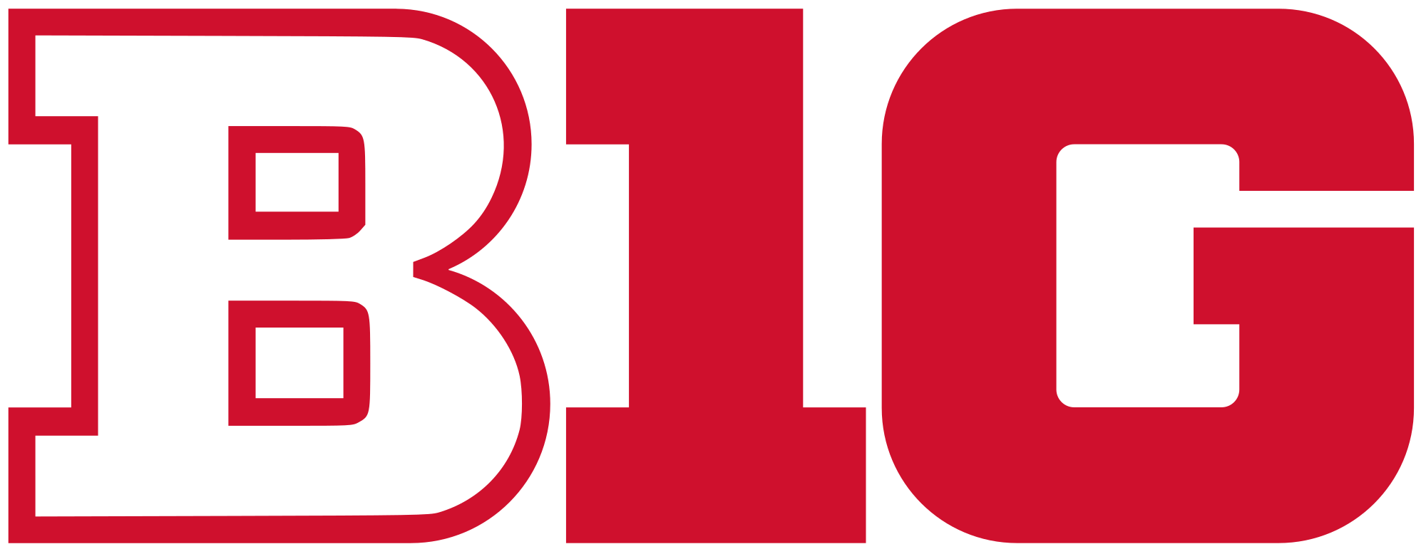 Rutgers Logo - Big Ten logo in Rutgers colors.svg