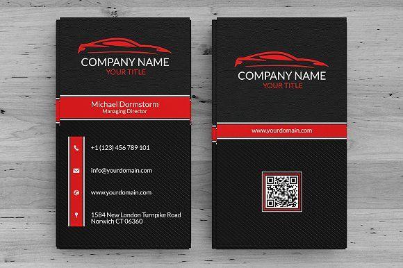 Automotive Business Card Logo - Automotive Business Card ~ Business Card Templates ~ Creative Market