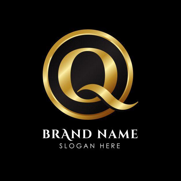 Luxury Q Logo - Luxury letter q logo template in gold color Vector | Premium Download