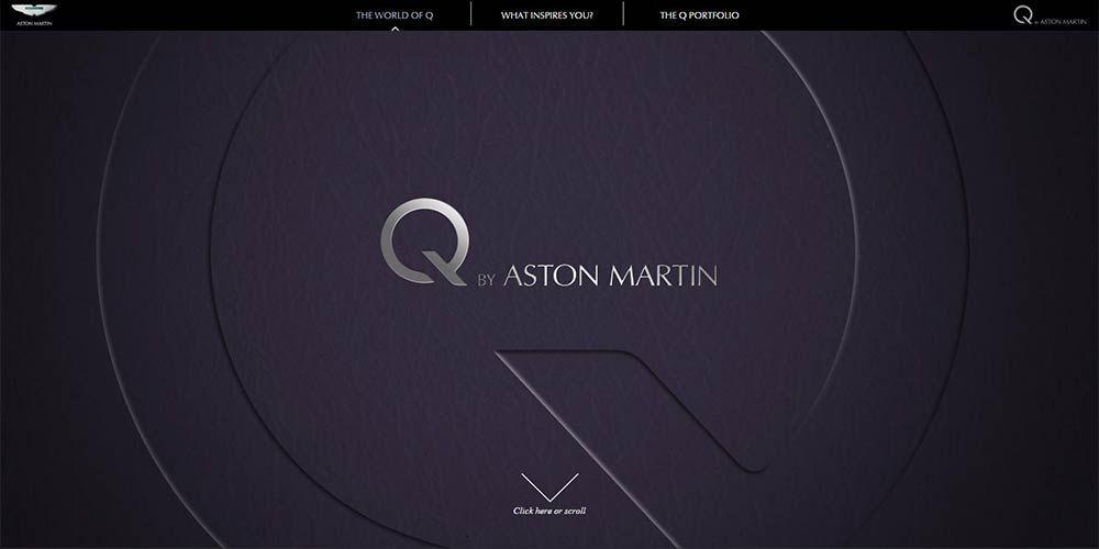 Luxury Q Logo - Q by Aston Martin: bespoke luxury personalisation goes digital