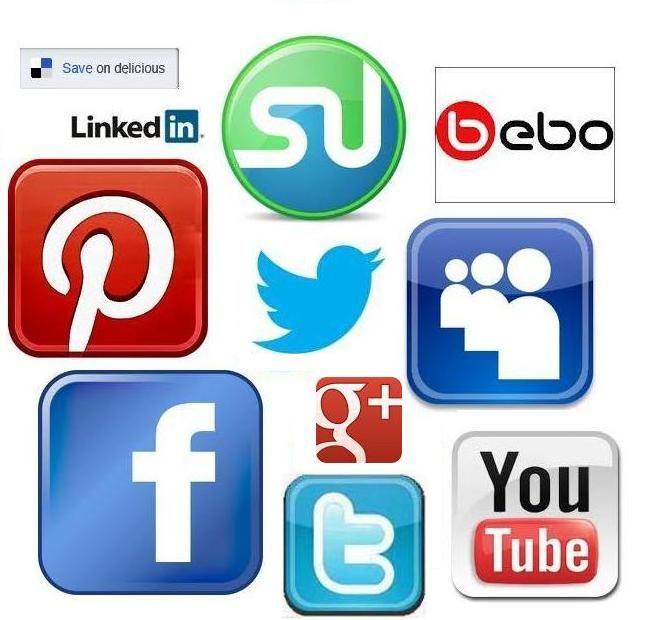 Social Website Logo - Using Social media to promote your website and to attract relevant ...