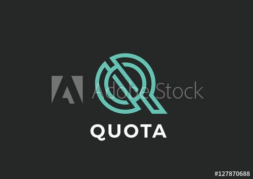 Luxury Q Logo - Letter Q Logo design vector Linear. Luxury Fashion Business