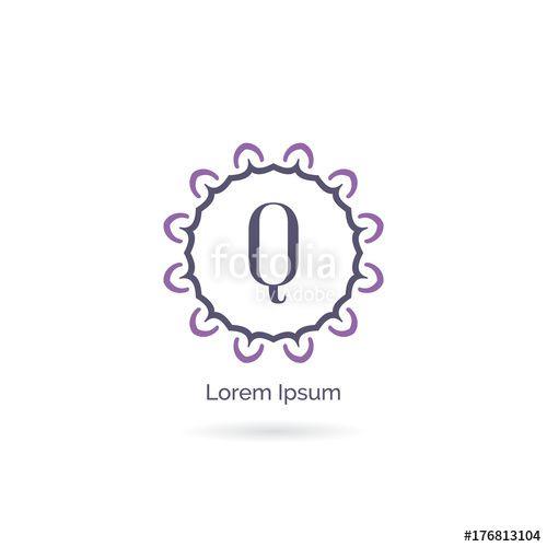 Luxury Q Logo - Cosmetic and beauty brand Q logo design illustration. Luxury letter ...