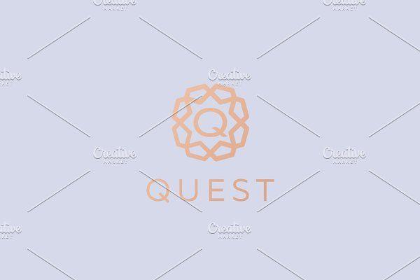 Luxury Q Logo - Letter Q frame edge logo ~ Logo Templates ~ Creative Market