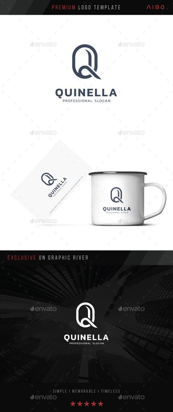 Luxury Q Logo - Letter Q - Quinella Logo | web template | Logo templates, Logos ...