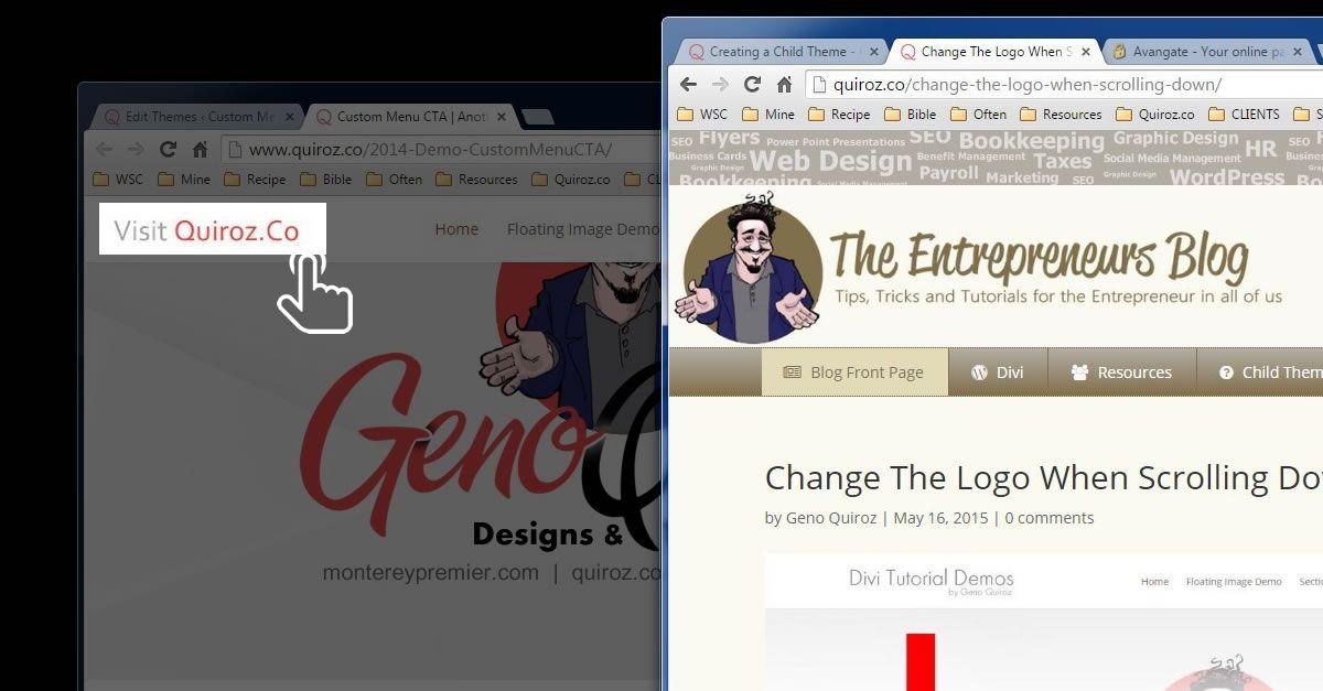 Other Web Logo - How To Link The Header Logo To A Different Page