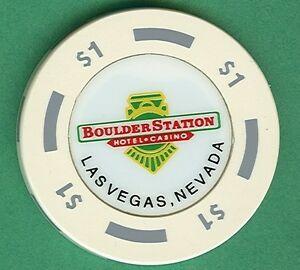 Boulder Station Logo - BOULDER STATION CASINO LAS VEGAS $1 CHIP (UNC NEW) N0494
