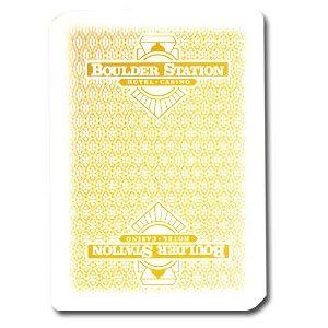 Boulder Station Logo - Used Boulder Station Casino Playing Cards