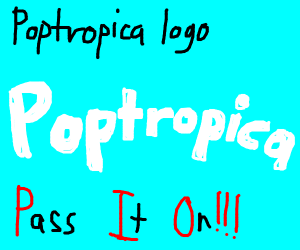 Poptropica Logo - Poptropica logo pass it on