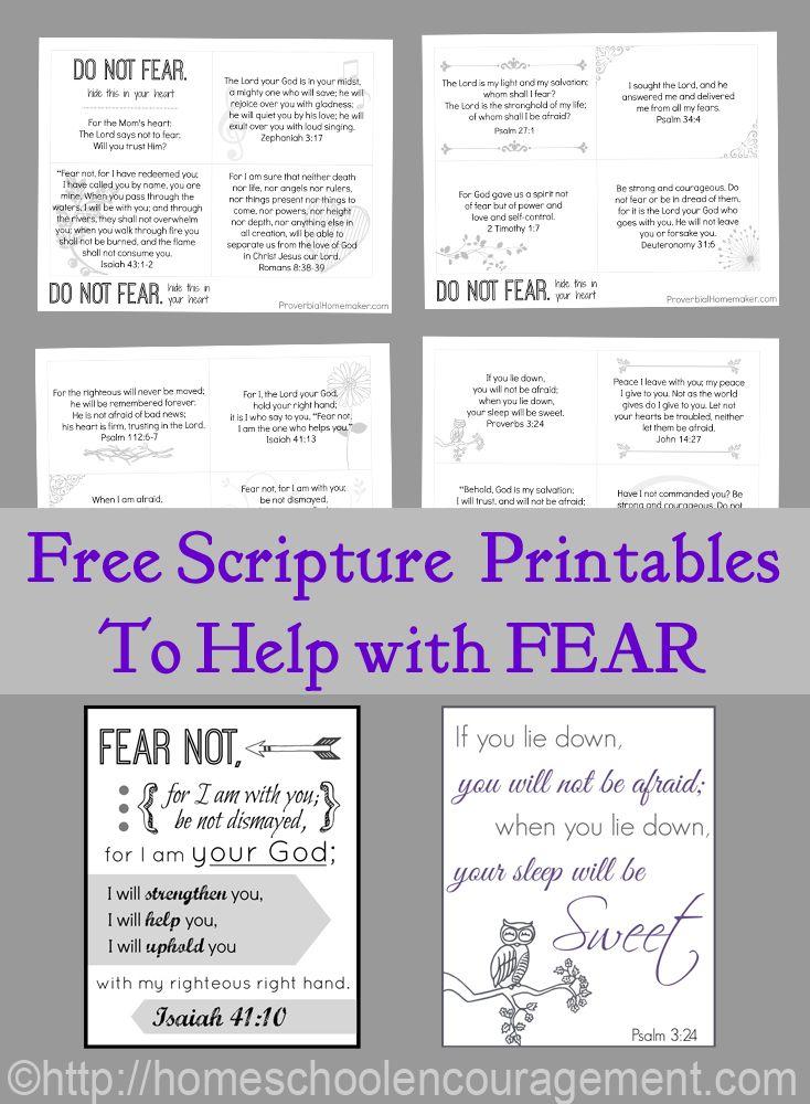 Printable Fear of God Logo - FREE Do Not Fear Scripture Printables