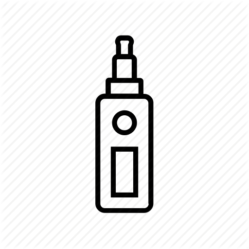 Vape Mod Logo - Cigarette, electronic, mech, mod, steam, vape, vaping icon