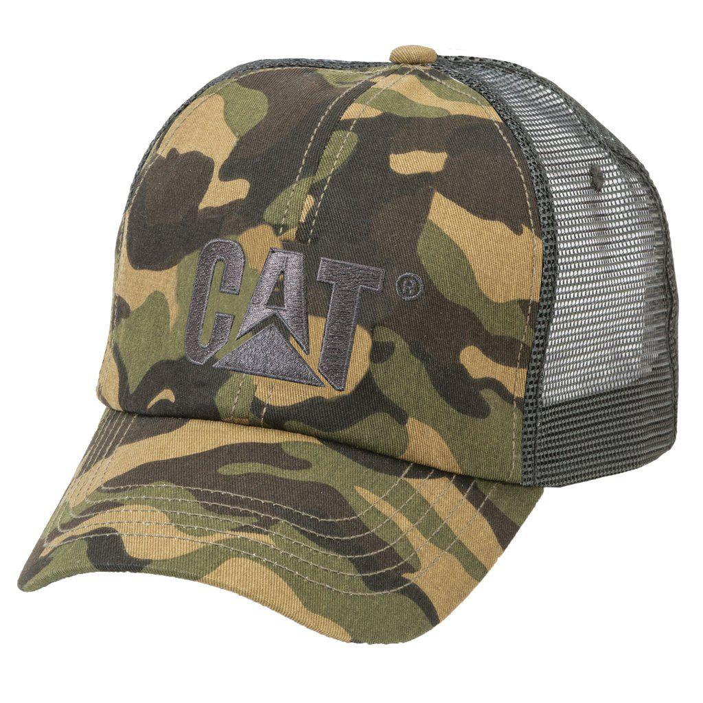 Camo Cat Logo - Men's Cat Raised Logo Cap