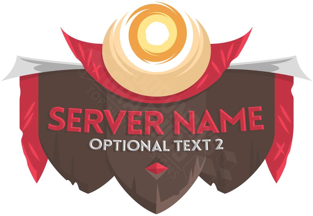 Red Minecraft Logo - Fireball Server Logo