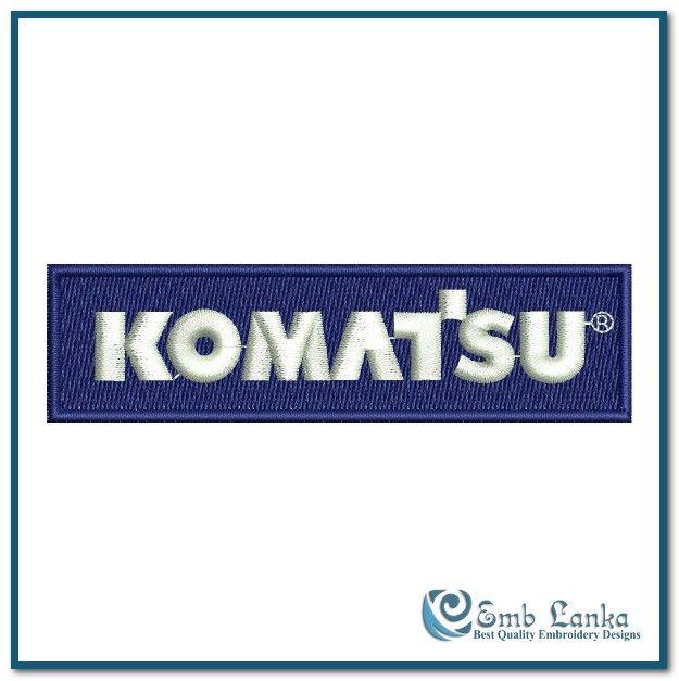 Komatsu Logo - Komatsu Logo Embroidery Design | Emblanka.com