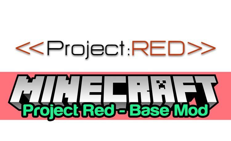 Red Minecraft Logo - Project Red - B.A.S.E Mod 1.12.2/1.11.2 for Minecraft - Mc-Mod.Net