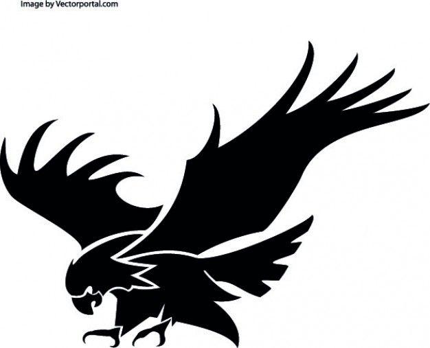 Attacking Bird Logo - Attacking eagle Vector