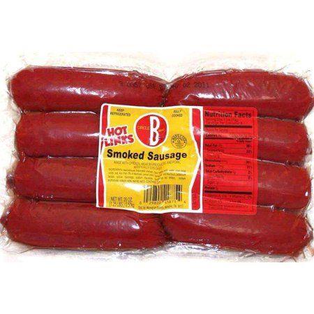B in Red Circle Logo - Circle B Smoked Sausage Hot 8 Ct 20 Oz