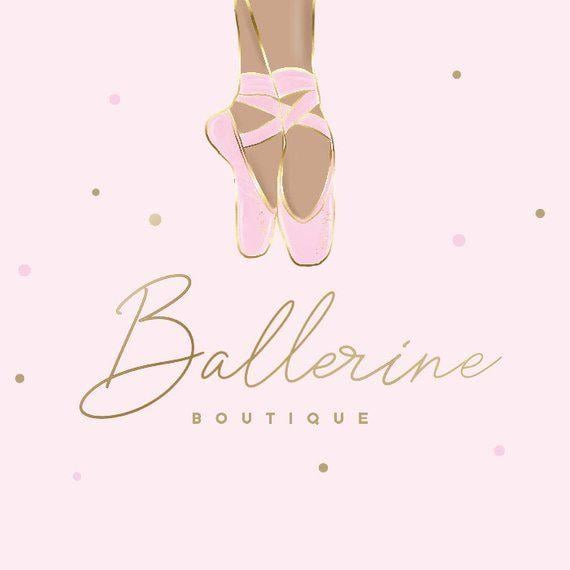 Ballet Logo - Pointe Shoes Logo Ballerina Logo Ballet Logo Pink and